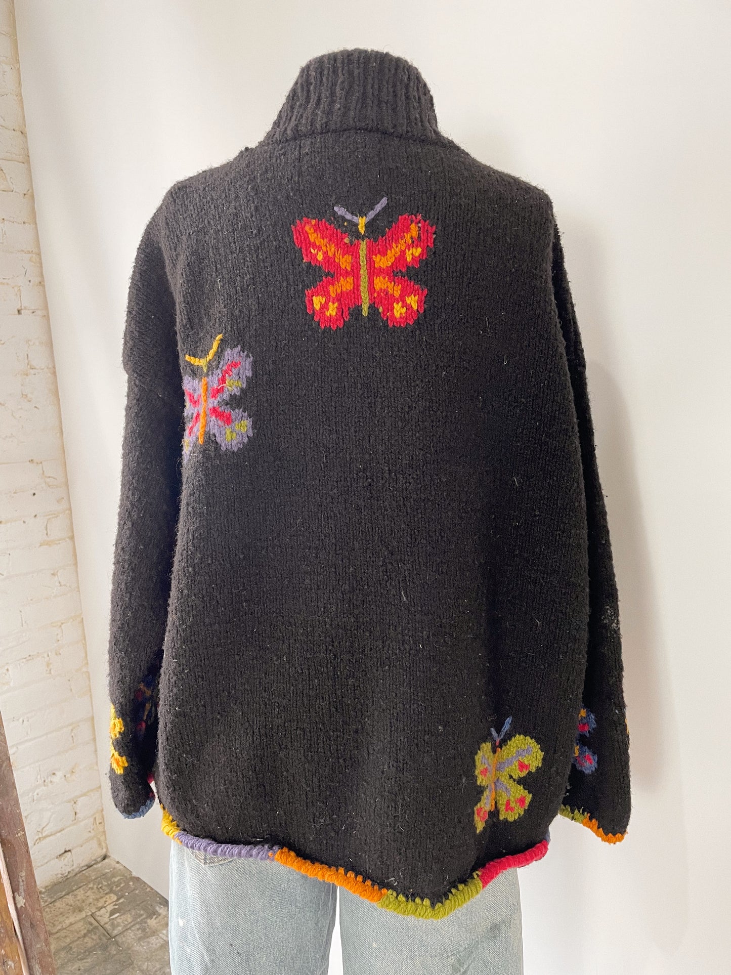 Butterfly Wool Chunky Knit
