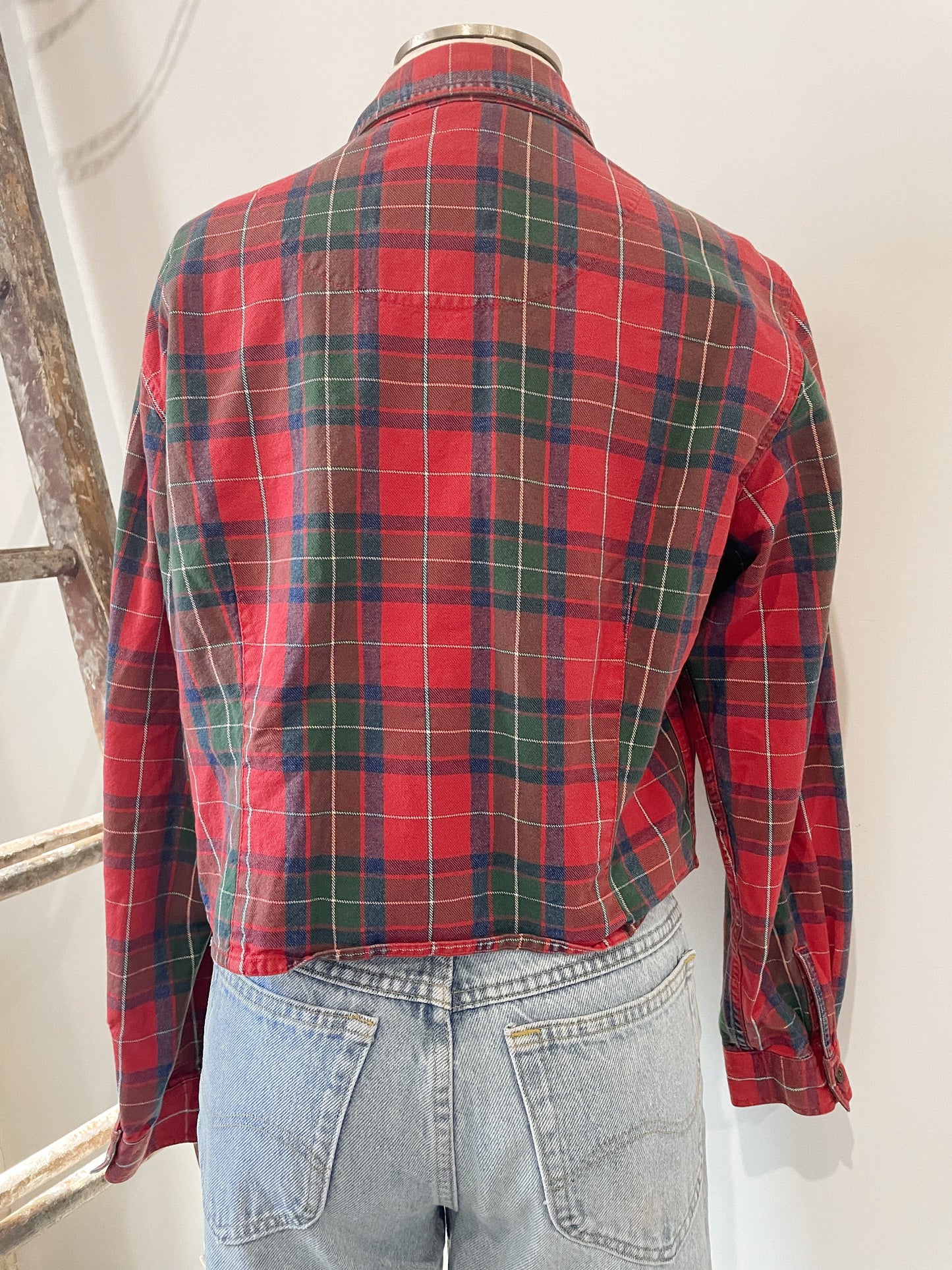 90s Cropped Flannel