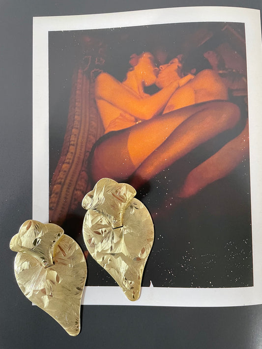 Gold La Fleur Earrings