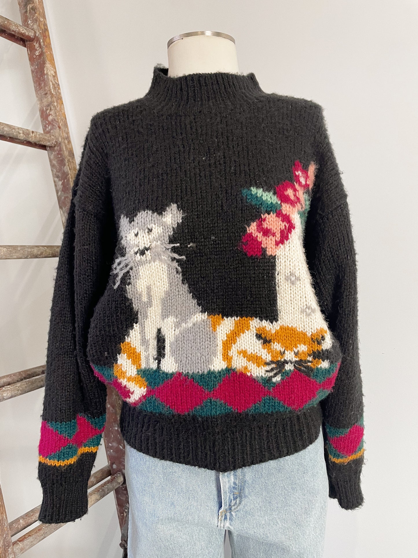 Kitties 80s Knit