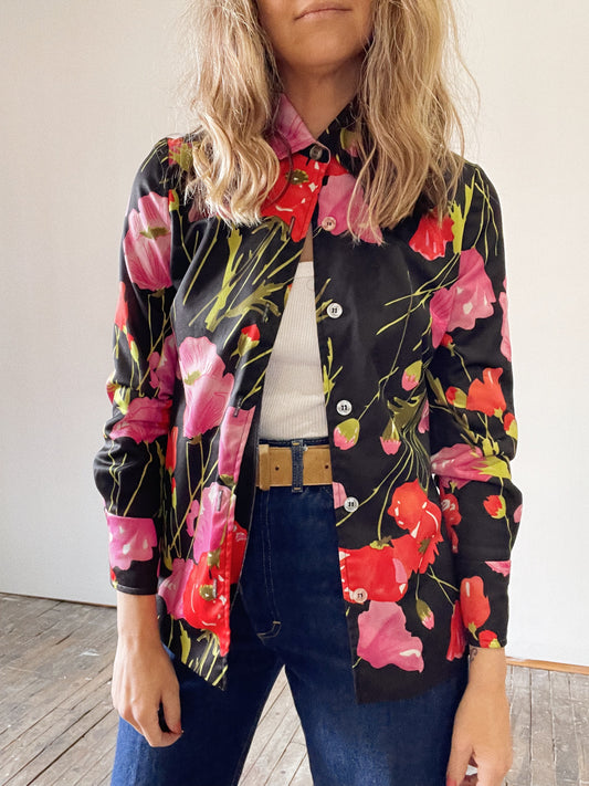 1970s Poppy Blouse