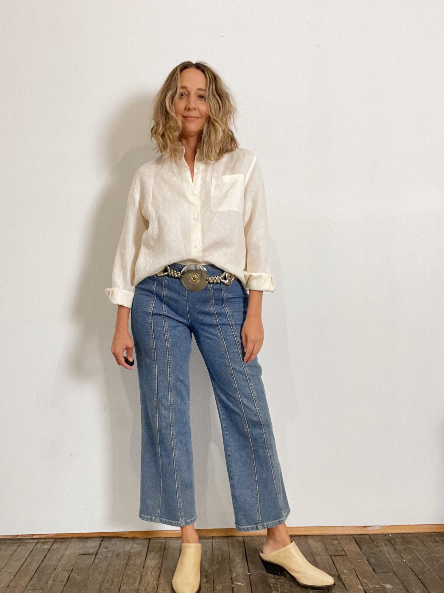 Escada Low Rise Seam Jeans