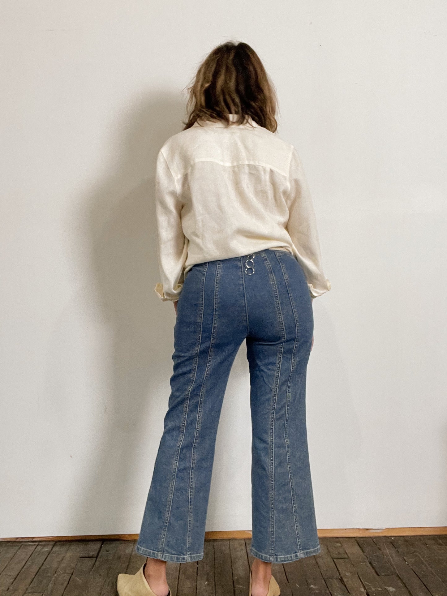 Escada Low Rise Seam Jeans