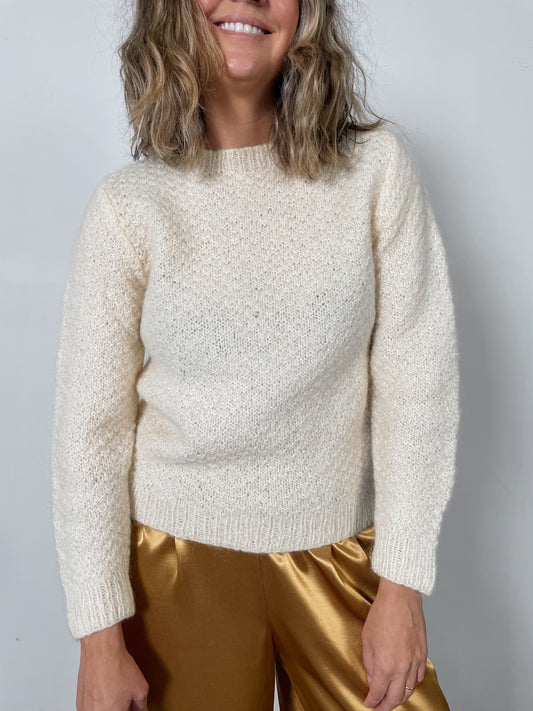 Ivory Wool Knit
