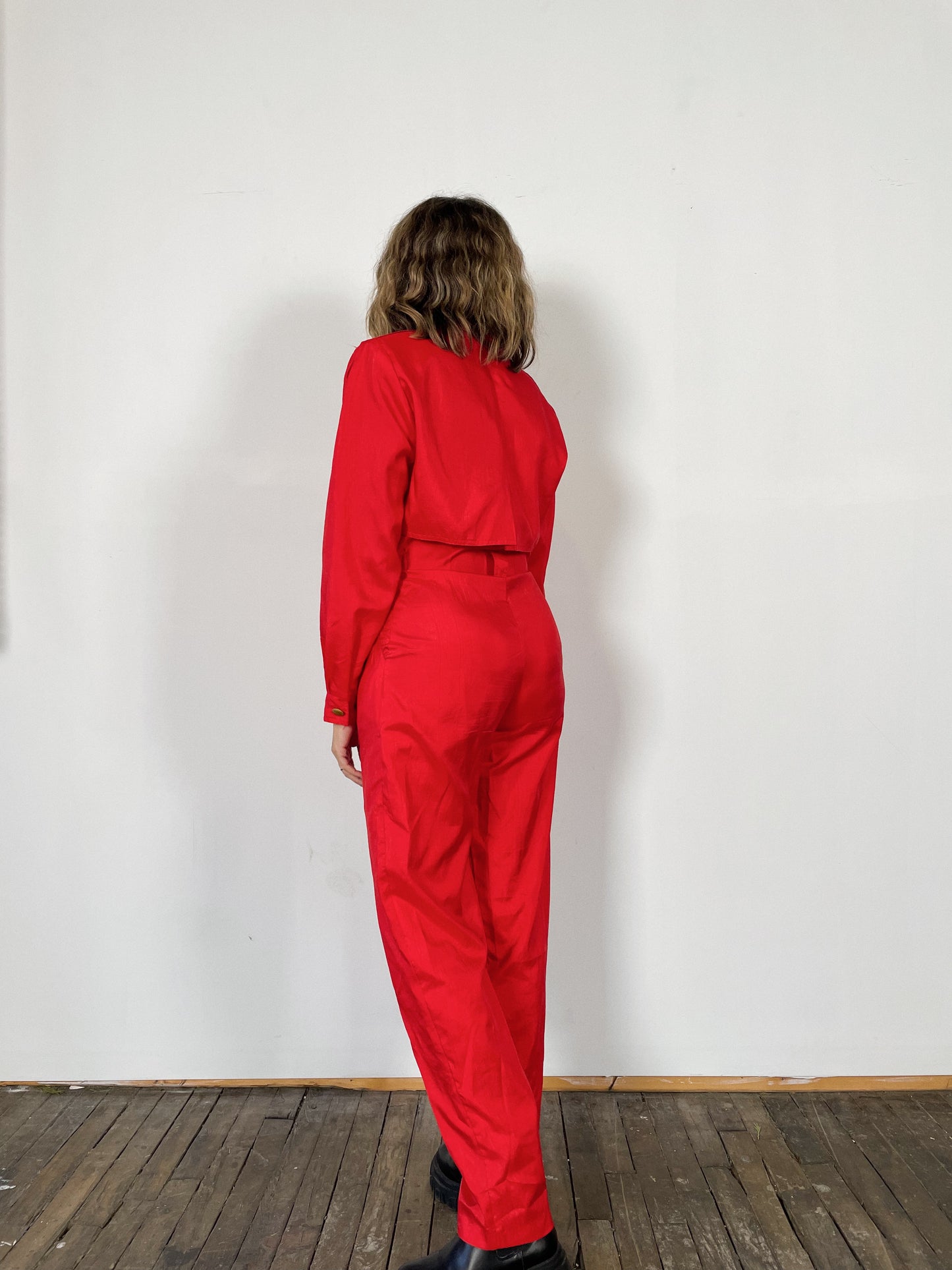 Fire Red Jumpsuit