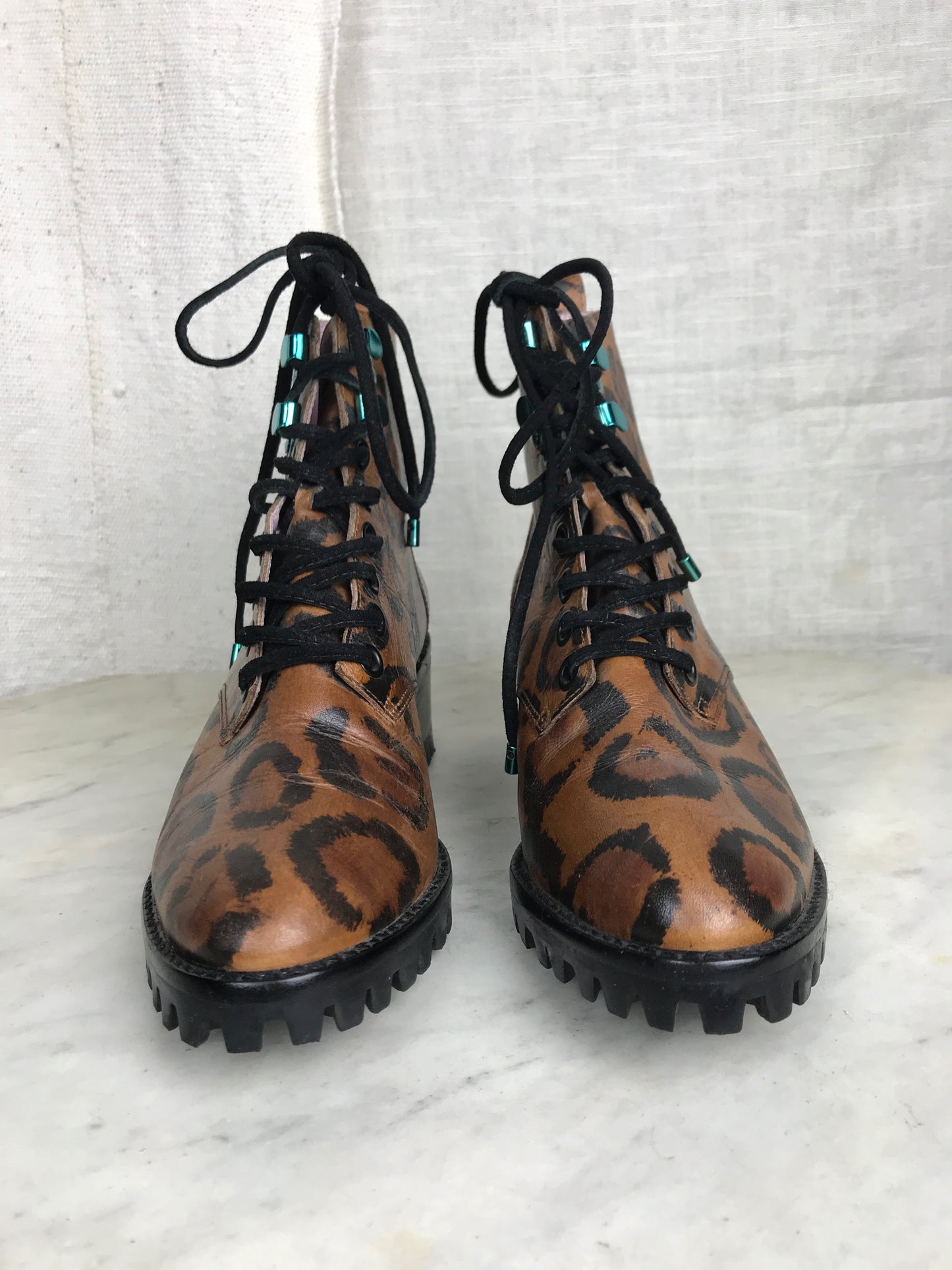 ROXY LEOPARD COMBAT BOOT / 37