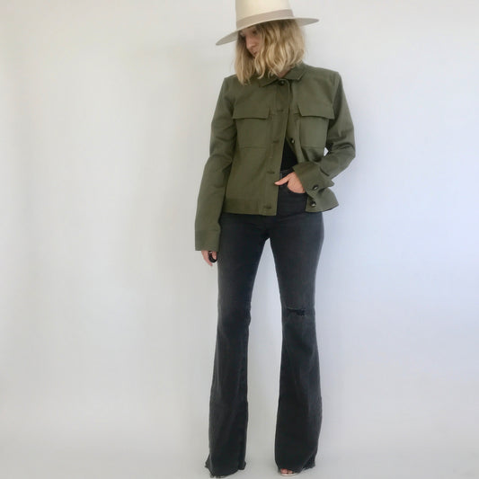 OLIVE JACKET / MEDIUM